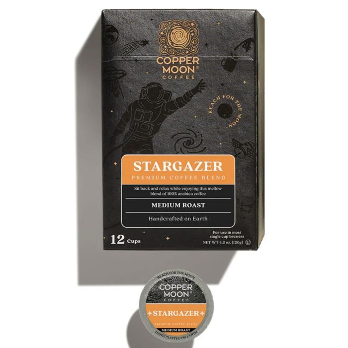 COPPER MOON: Coffee Cup Stargazer, 12 cu