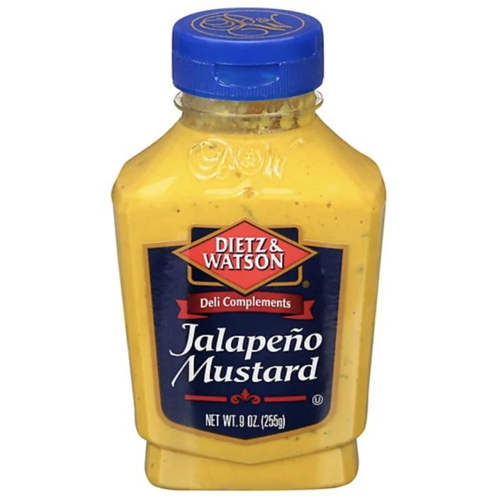 DIETZ AND WATSON: Mustard Jalapeno, 9 oz