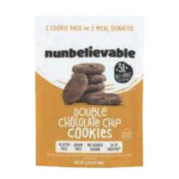 NUNBELIEVABLE: Cookies Dbl Chocolate, 2.26 oz