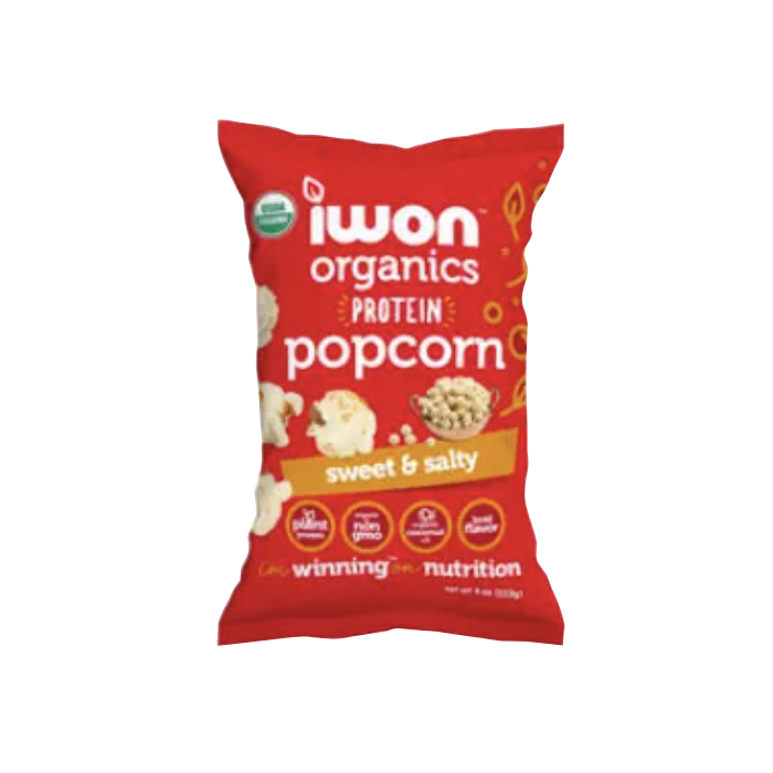 IWON ORGANICS: Popcorn Prtn Sweet Salty, 4 oz
