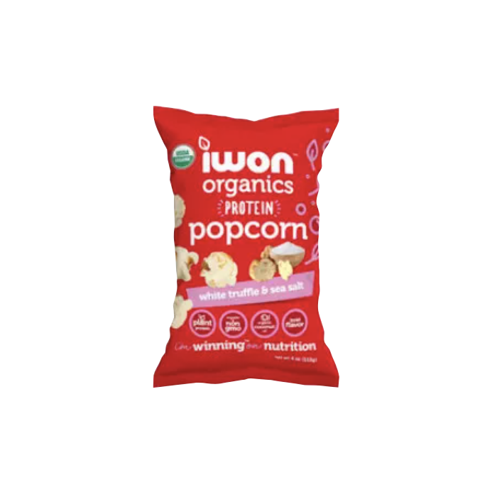 IWON ORGANICS: Popcorn Prtn Wht Trfl Ss, 4 oz