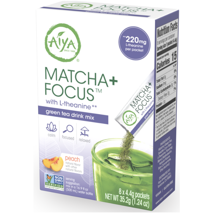 AIYA: Tea Matcha Plus Focus, 1.24 oz