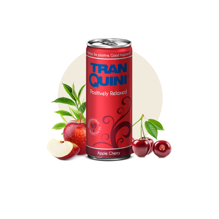 TRANQUINI: Apple Cherry Sparkling Beverage, 12 oz