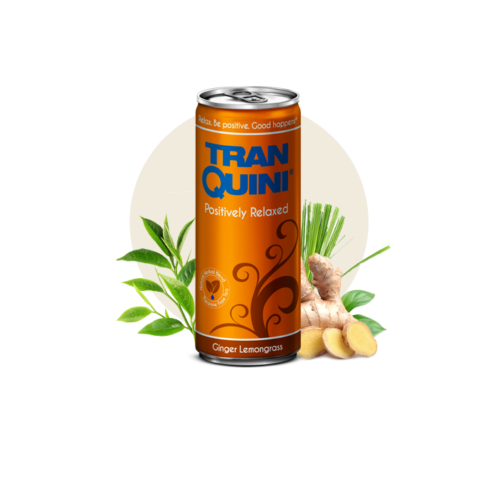 TRANQUINI: Ginger Lemongrass Sparkling Beverage, 12 oz