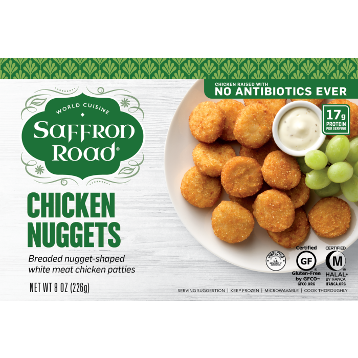 SAFFRON ROAD: Chicken Nuggets, 8 oz