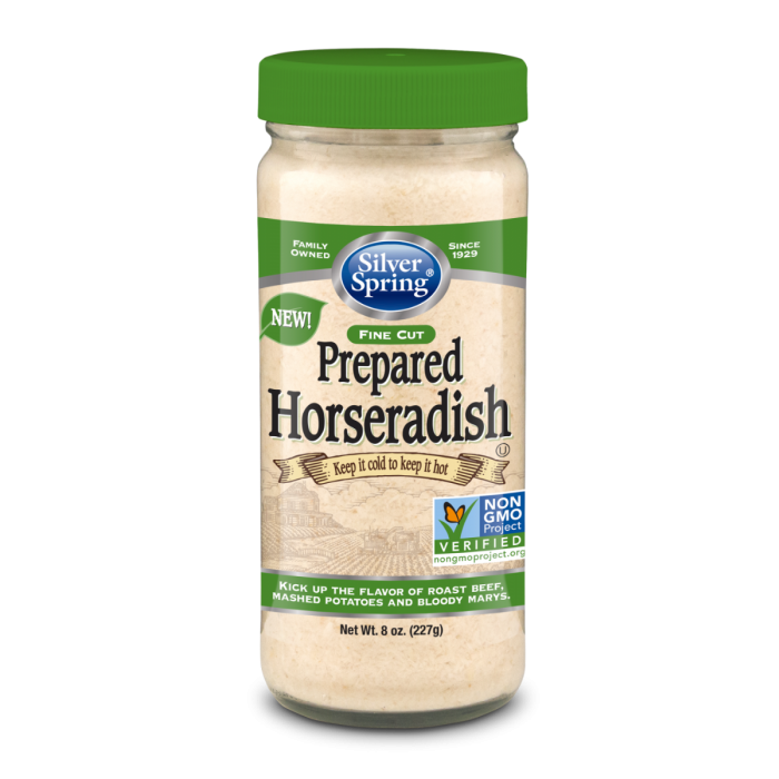 SILVER SPRING: Horseradish Prepare N Gmo, 8 oz