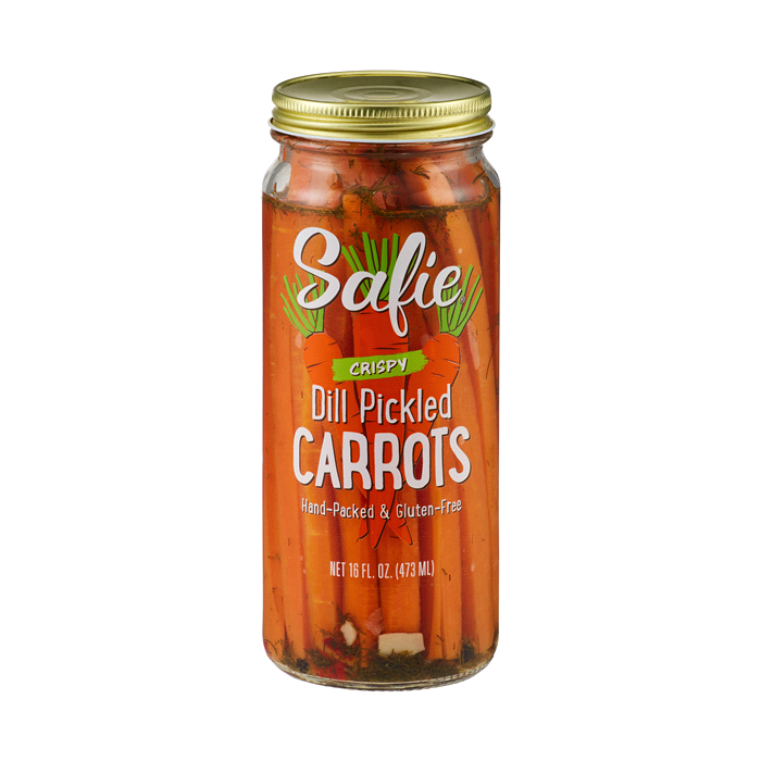 SAFIE: Crispy Dill Pickled Carrots, 16 oz