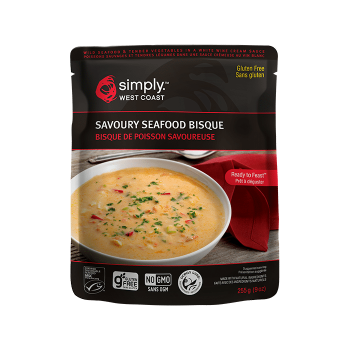 SIMPLY WEST COAST SEAFOOD: Savoury Seafood Bisque, 9 oz