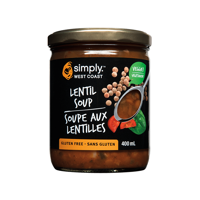 SIMPLY WEST COAST SEAFOOD: Lentil Soup, 400 ml