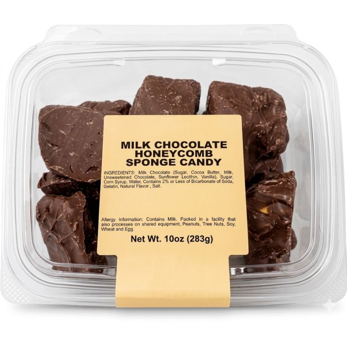 TORN & GLASSER: Milk Chocolate Honeycomb Sponge Candy, 10 oz