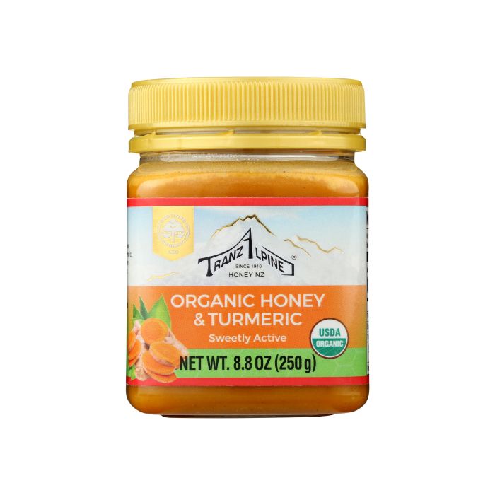 TRANZALPINE: Organic Honey Tumeric, 8.8 oz