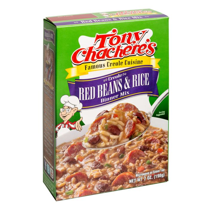 TONY CHACHERES: Creole Red Beans and Rice Dinner Mix, 7 oz