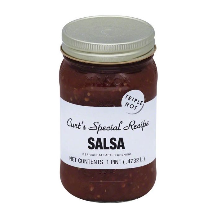 CURTS SALSA: Triple Hot Salsa, 16 fo