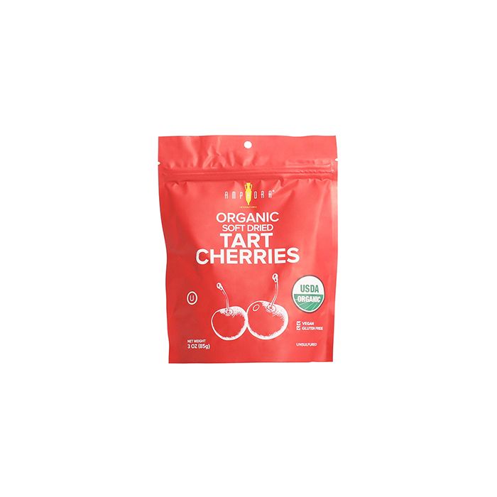 AMPHORA: Organic Soft Dried Tart Cherries, 3 oz