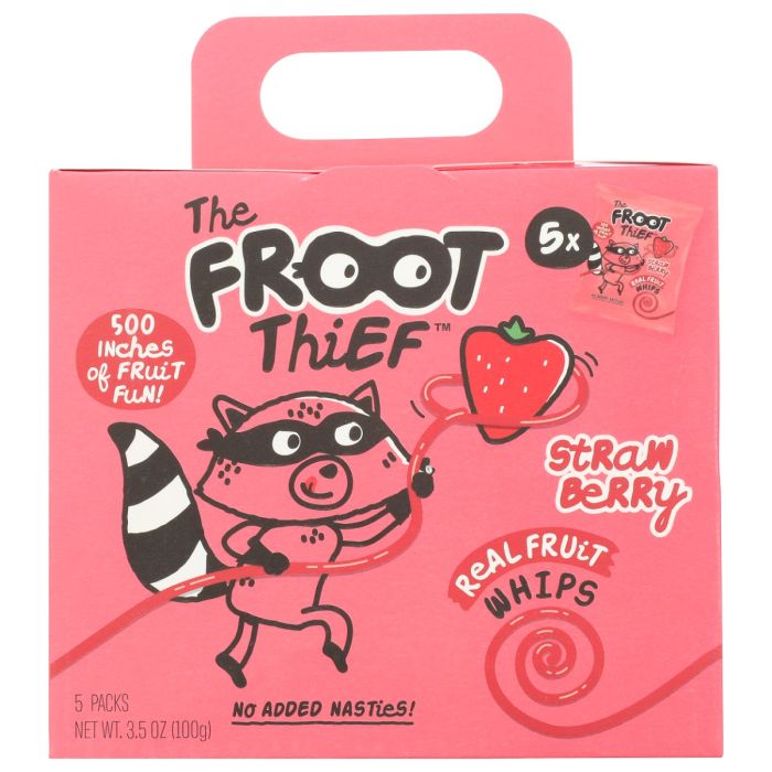 THE FROOT THIEF: Strawberry Fruit Whip 5Pk, 3.5 oz