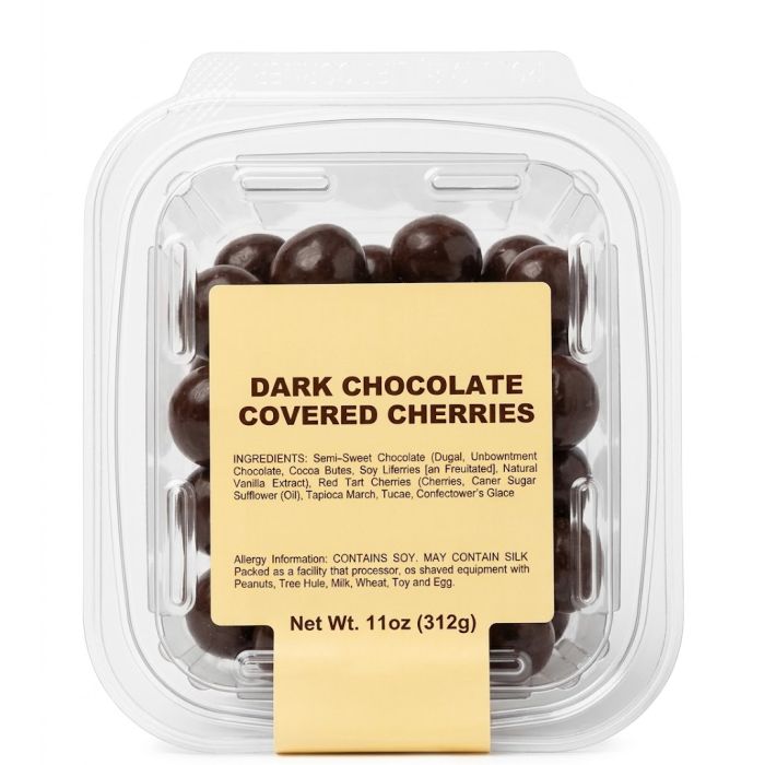 TORN & GLASSER: Dark Chocolate Covered Cherries, 11 oz