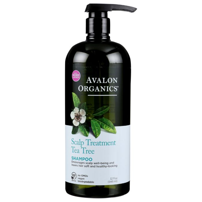 AVALON ORGANICS: Scalp Treatment Tea Tree Shampoo, 32 oz