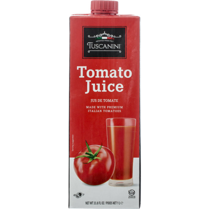 TUSCANINI: Tomato Juice, 33.8 oz