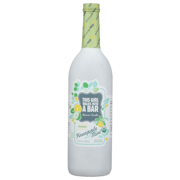 THIS GIRL WALKS INTO A BAR: Pineapple Mint Mojito Mixer, 25.36 fo