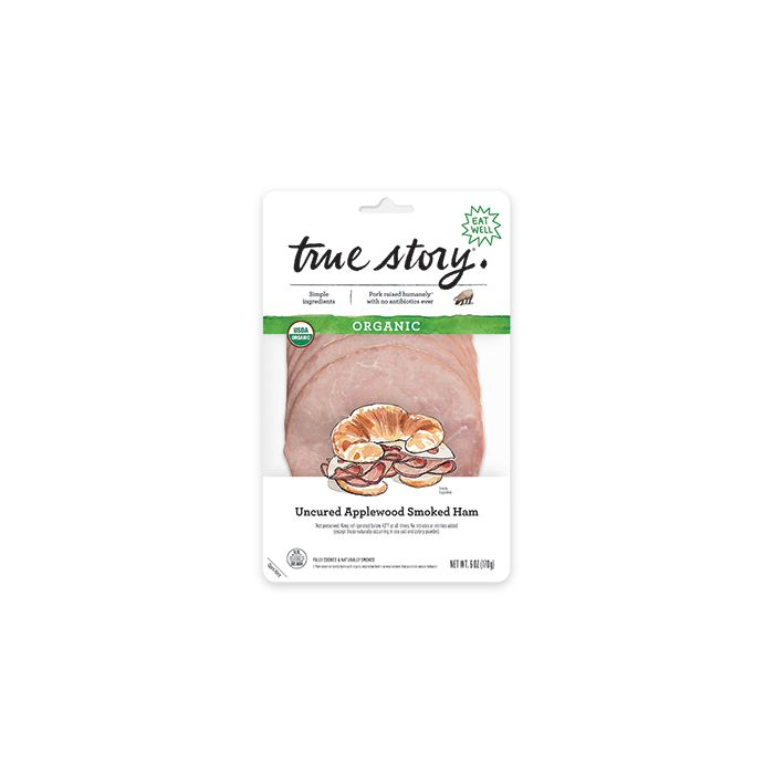 TRUE STORY: Organic Uncured Applewood Smoked Ham, 6 oz