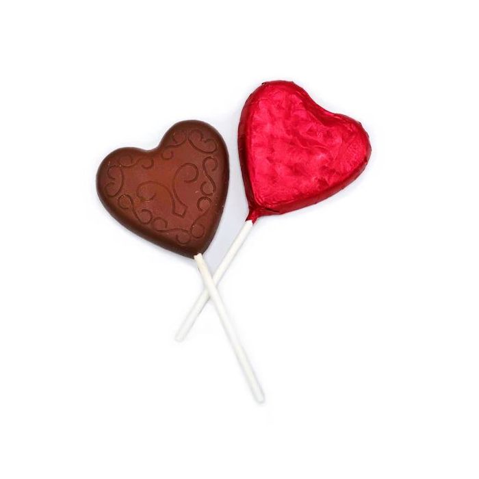 THOMPSON: Heart Pops Chocolate, 1 oz