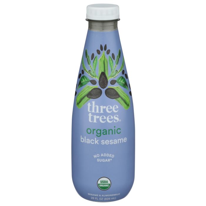 THREE TREES: Organic Black Sesame Almondmilk, 28 oz