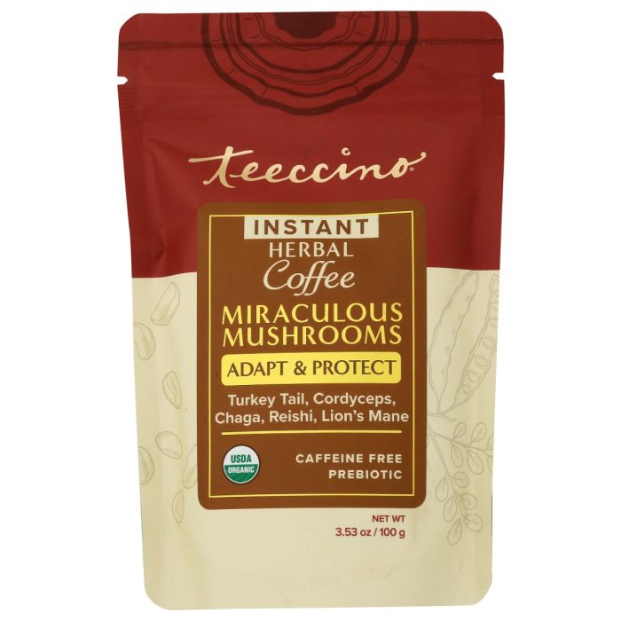 TEECCINO: Adapt and Protect Miraculous Mushroom Instant Coffee, 3.53 oz