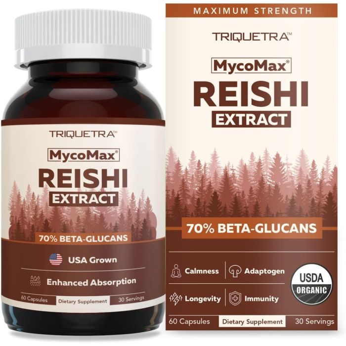 TRIQUETRA HEALTH: Reishi Extract, 60 cp