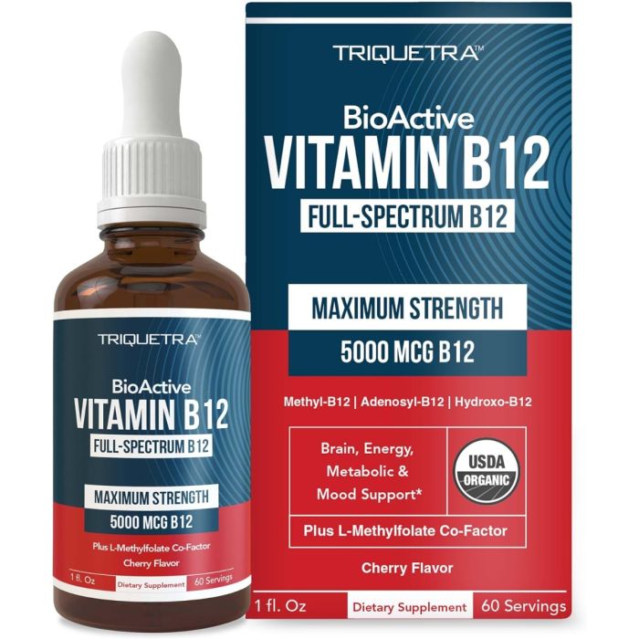 TRIQUETRA HEALTH: Vitamin B12 Maximum Strength, 1 oz