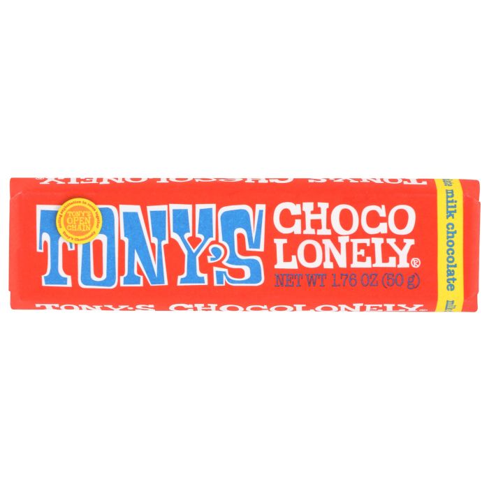 TONYS CHOCOLONEY: 32 Percent Milk Chocolate Bar, 1.8 oz
