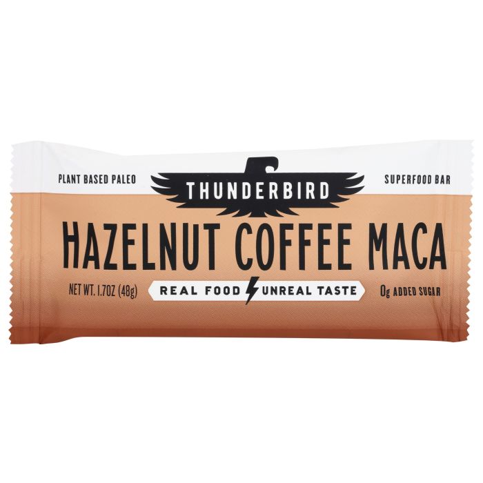 THUNDERBIRD: Hazelnut Coffee Maca Bar, 1.7 oz