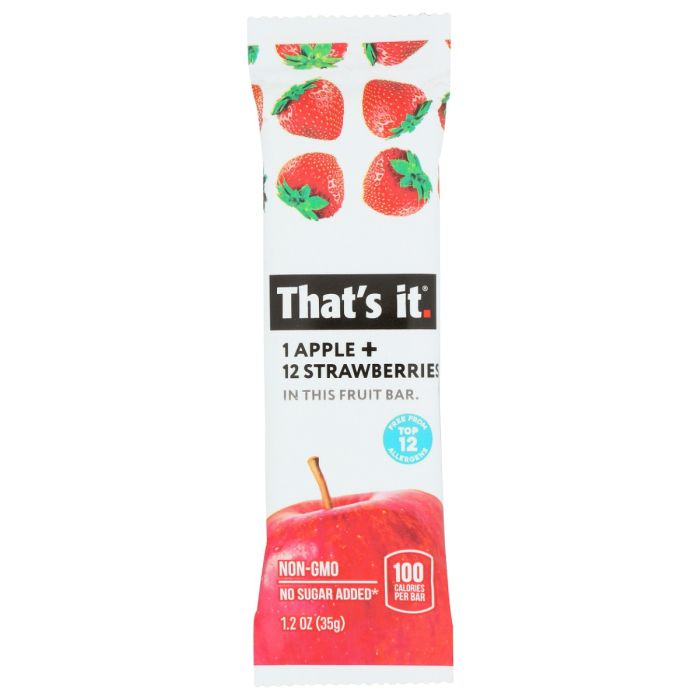 THATS IT: Apple Strawberry Fruit Bar, 1.2 oz