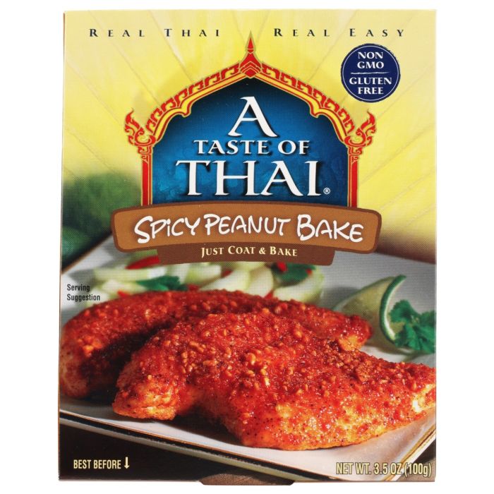 TASTE OF THAI: Spicy Peanut Bake Mix, 3.5 oz