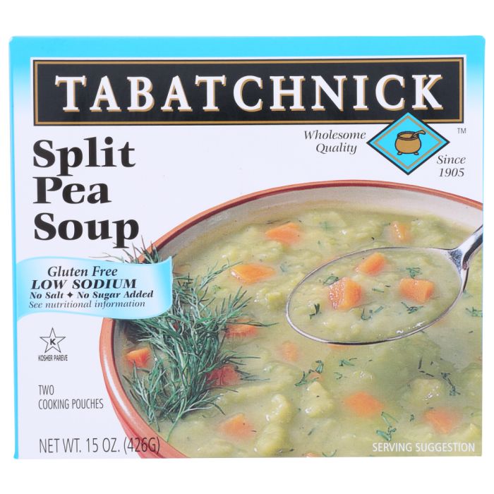 TABATCHNICK: Split Pea Soup Low Sodium, 15 oz