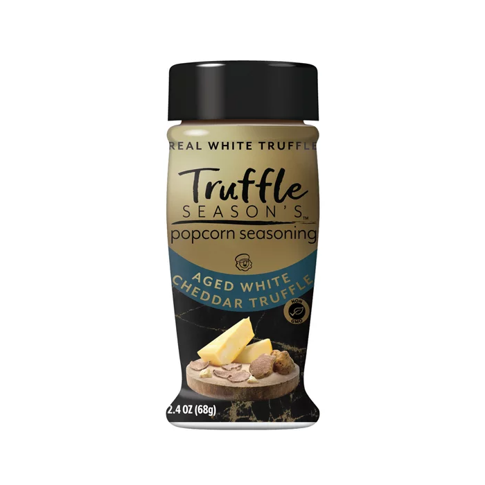 TRUFFLE SEASONS: Aged White Cheddar Truffle, 2.4 oz