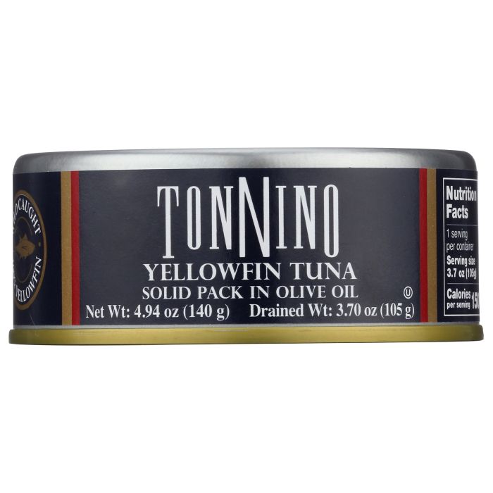 TONNINO: Yellowfin Tuna in Olive Oil, 4.9 oz