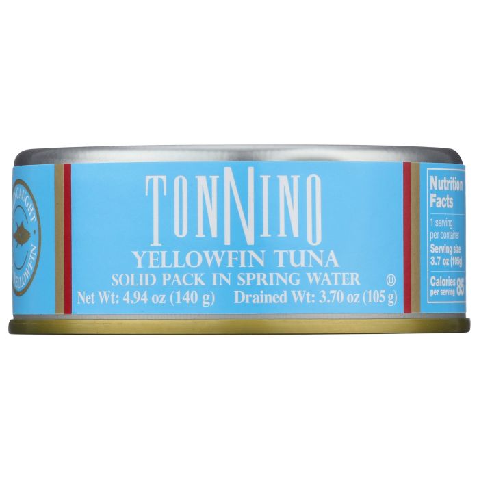 TONNINO: Yellowfin Tuna In Spring Water, 4.9 oz