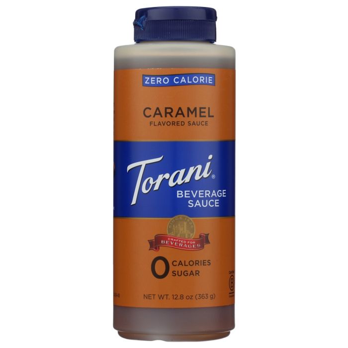 TORANI: Zero Calorie Beverage Sauce  Caramel, 12.8 fo