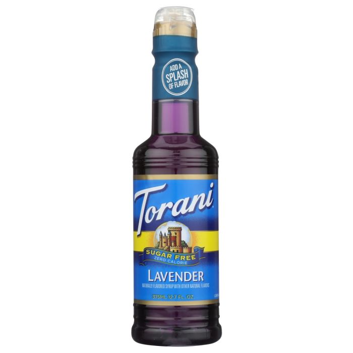TORANI: Sugar Free Lavender Syrup, 12.7 fo