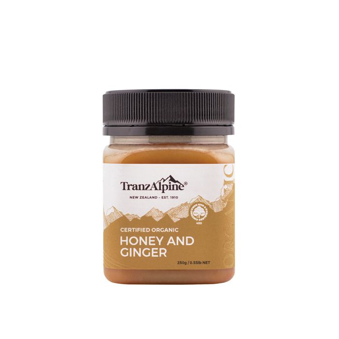 TRANZALPINE: Organic Honey and Ginger, 8.8 oz