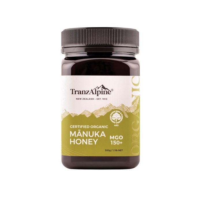 TRANZALPINE: Organic Manuka Honey MGO 150 Plus, 17.6 oz