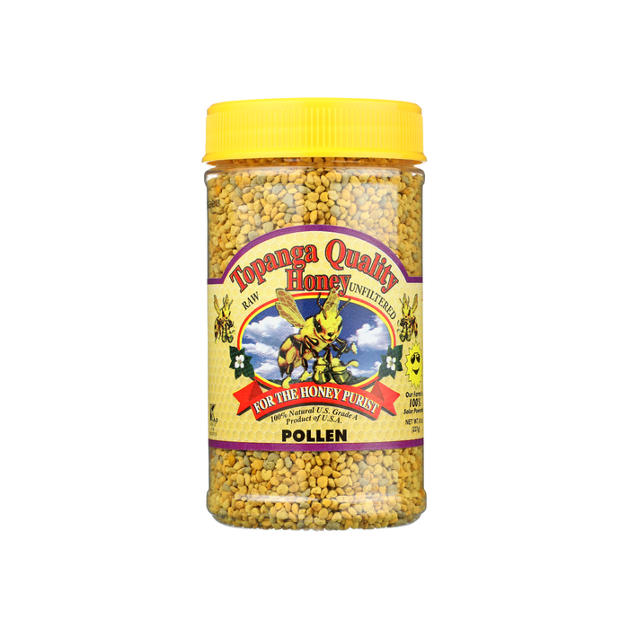 TOPANGA QUALITY HONEY: Honey Bee Pollen Raw, 8 oz