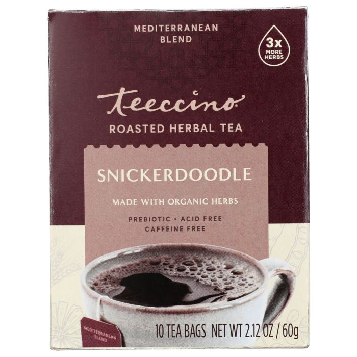 TEECCINO: Snickerdoodle Roasted Herbal Tea, 10 bg