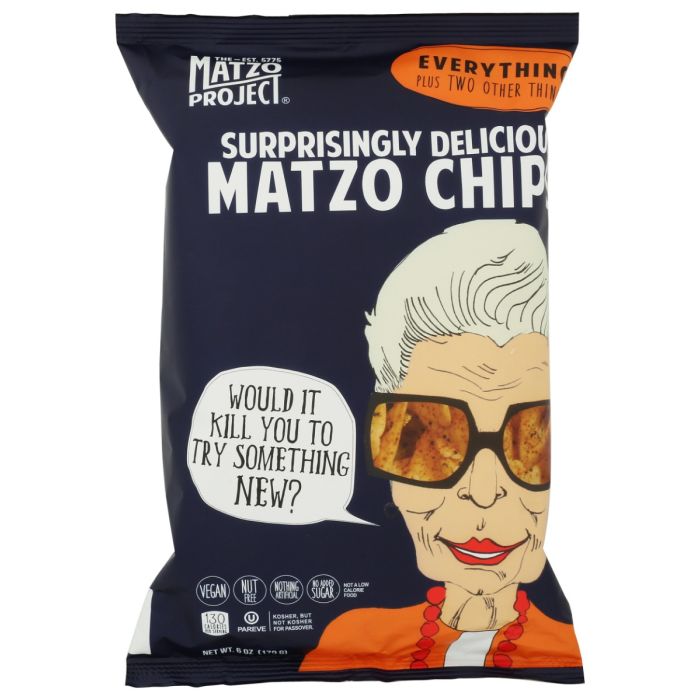 THE MATZO PROJECT: Matzo Everything Chips, 6 oz