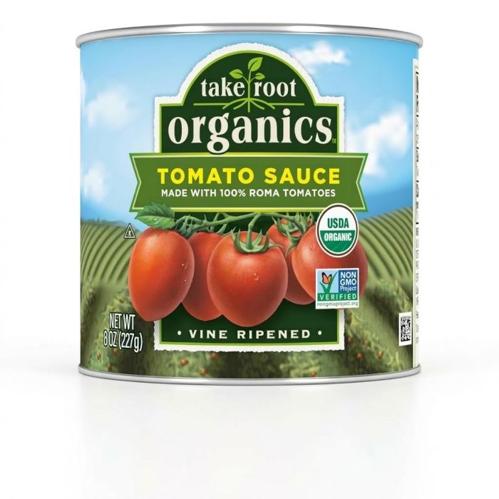TAKE ROOT ORGANICS: Tomato Sauce, 8 oz