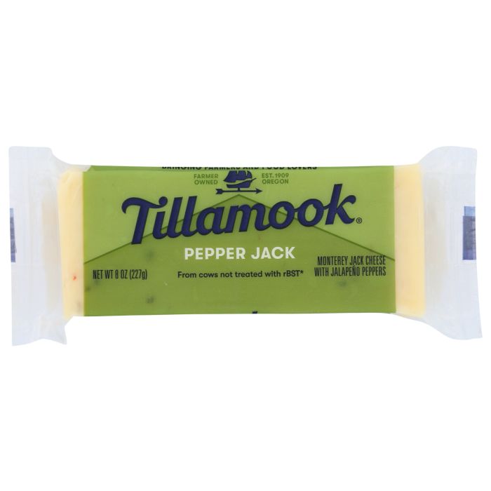 TILLAMOOK: Pepper Jack Cheese, 8 oz