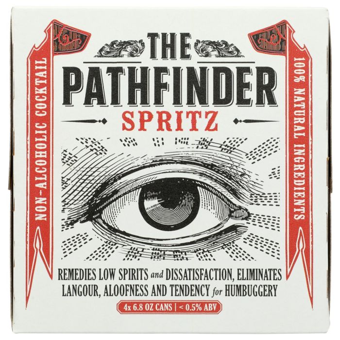 THE PATHFINDER: Spritz Non Alcoholic Cocktail 4 Count, 27.2 fo
