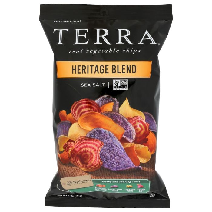 TERRA CHIPS: Heritage Blend Sea Salt Chips, 5 oz