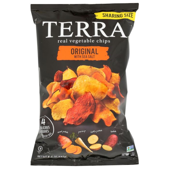 TERRA CHIPS: Original With Sea Salt, 8.2 oz