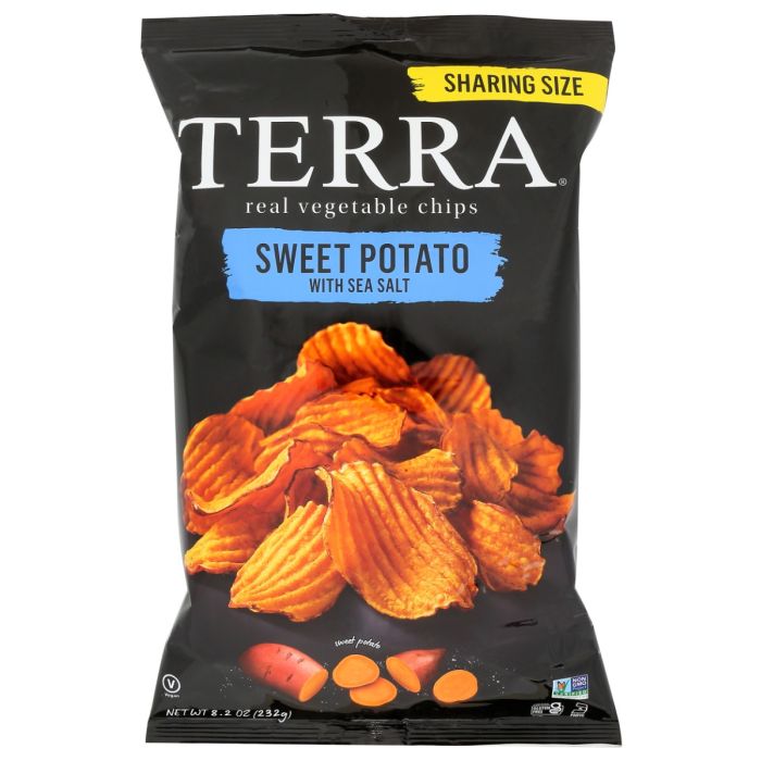 TERRA CHIPS: Sweet Potato Crinkle Cut, 8.2 oz